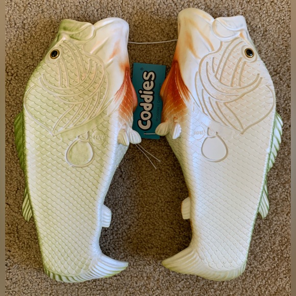 Coddies Men’s Gag Gift Slip On Fish Flops - Picture 5 of 6